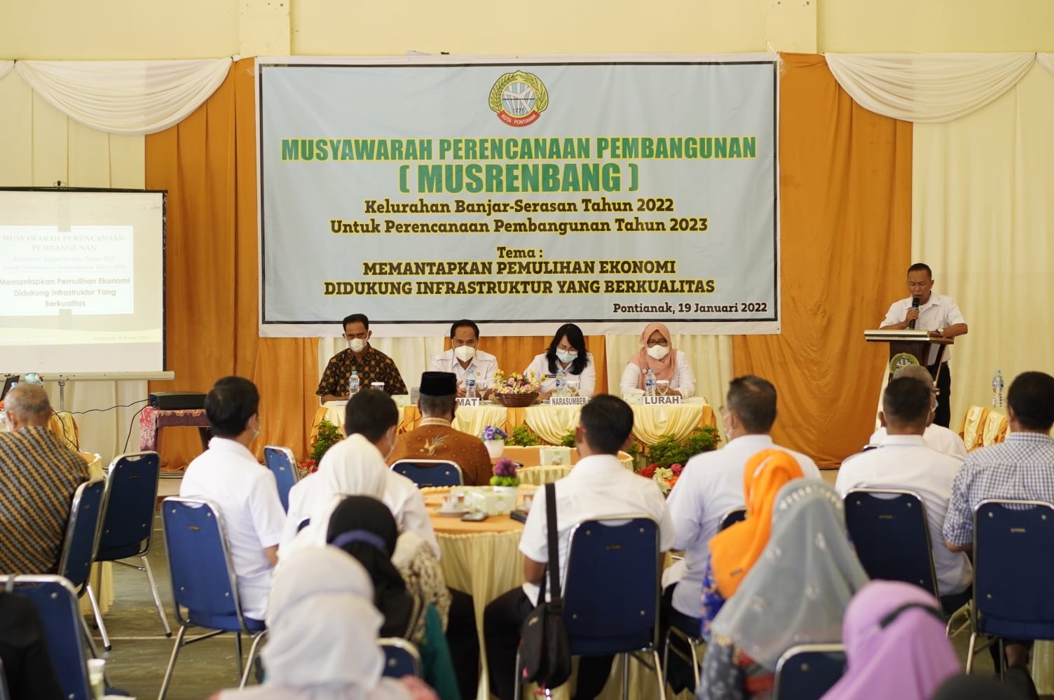 MUSRENBANG 2022 MUSYAWARAH PERENCANAAN PEMBANGUNAN KELURAHAN BANJAR-SERASAN KECAMATAN PONTIANAK TIMUR 19 JANUARI 2022